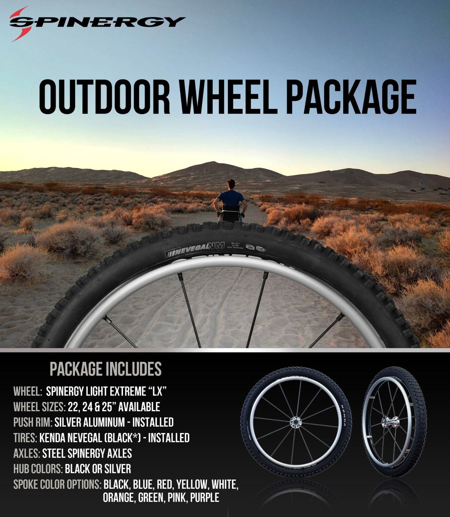 Spinergy Off-Road Wheel Package Spinergy